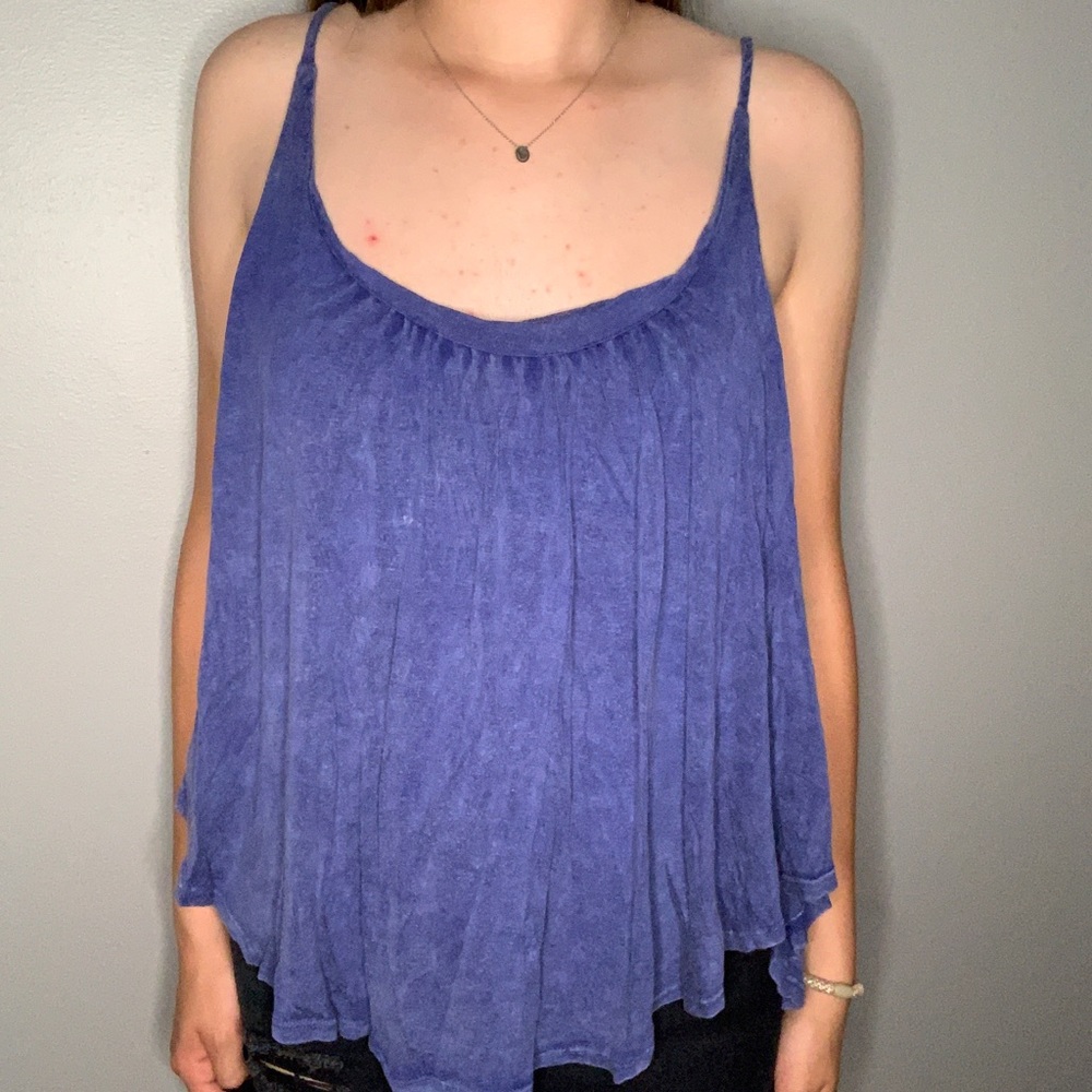 Blue tank top